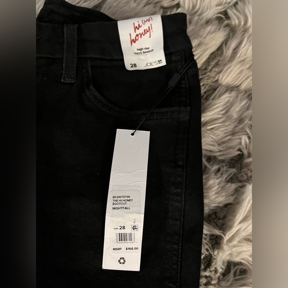 JOES HI HONEY HIGH RISE BOOT CUT JEANS IN NIGHTFALL SIZE 28 &24 - Picture 2 of 12